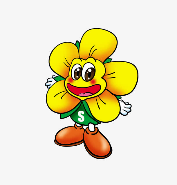 卡通花朵免抠