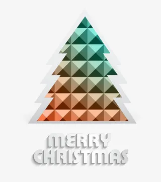 创意圣诞树免抠