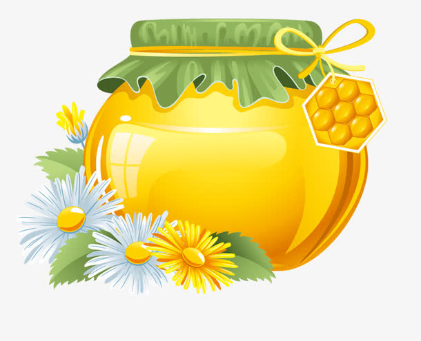 蜂蜜罐子免抠