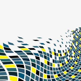 几何动感方块底纹免抠