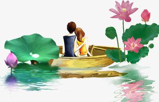 赏月的情侣免抠