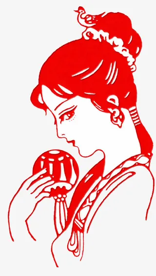 刘三姐抛绣球免抠