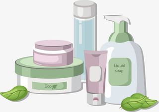 植物添加日化用品免抠