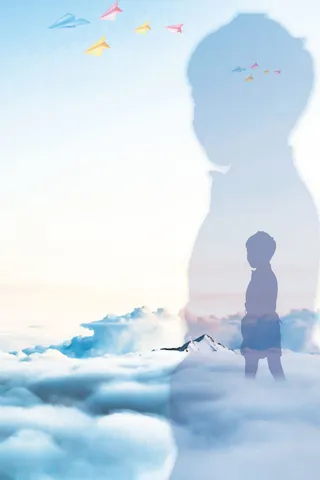 六一儿童节创意海报背景素材高清