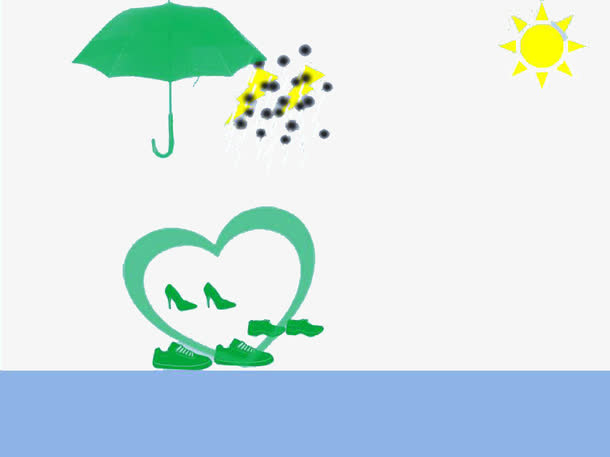 绿色ppt背景