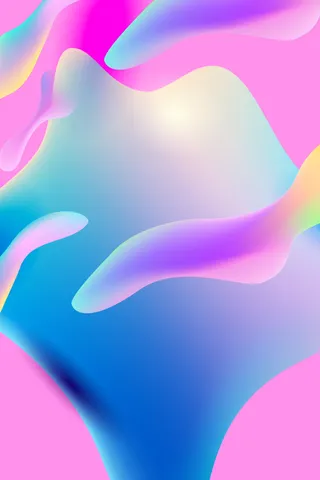 多彩流体渐变唯美海报高清