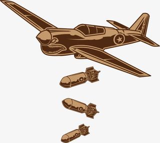 扔导弹的战斗机免抠