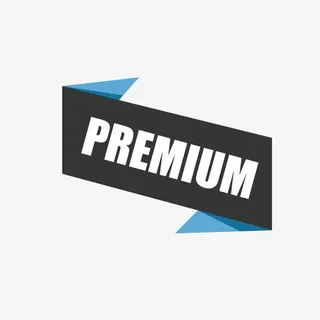 手绘黑色折纸促销标签免抠