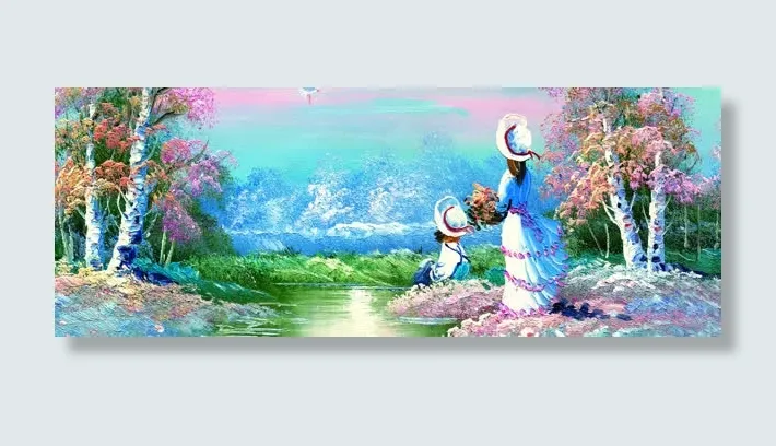 油画背景