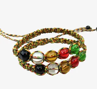 端午五彩绳手链免抠