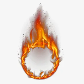 手绘火焰效果素材免抠