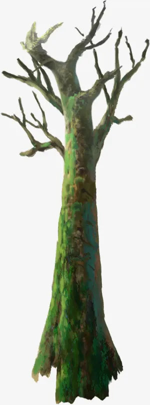 手绘树枝森林素材免抠