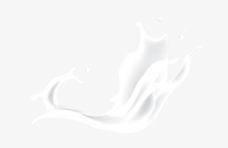 创意飞溅的牛奶插画免抠