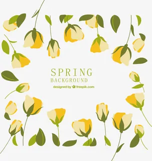 春季花朵背景