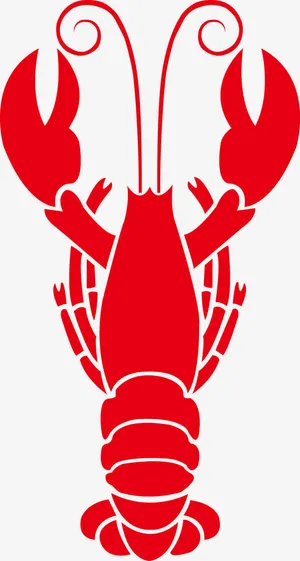 龙虾 装饰 图案免抠
