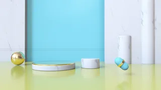 国潮，C4D，简约，场景高清