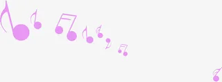 浅粉轻柔浪漫音符素材免抠