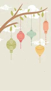 2017中国风元宵佳节H5背景高清