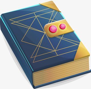 解谜游戏道具书本免抠