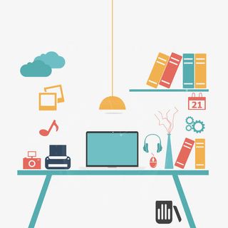 矢量电脑生活免抠