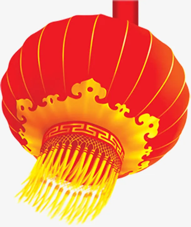 大红灯笼国庆中秋节日免抠