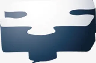 白色卡通立体拼图招聘免抠