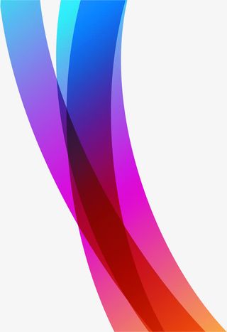 蓝紫色渐变光效装饰免抠