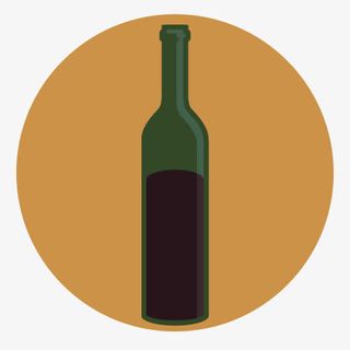 酒瓶圣诞节喝热酒媒体怪兽圣诞免抠