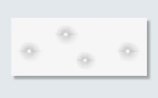 白色炫光小圆点免抠