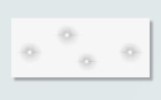 白色炫光小圆点免抠