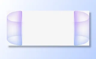 科技感光效边框免抠