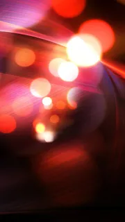 粉紫色发光光效海报免抠