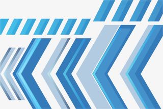 蓝色渐变条商务简约底纹设计免抠