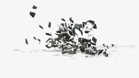 跌落的碎屑免抠