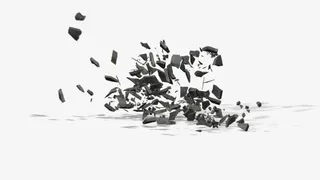 跌落的碎屑免抠