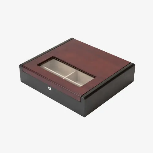 高档白蜡木首饰盒免抠