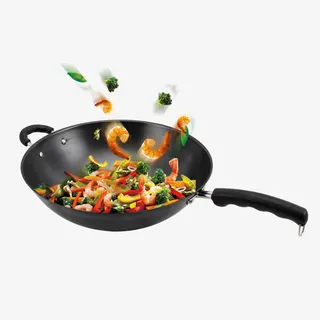 铁锅爆炒虾仁免抠