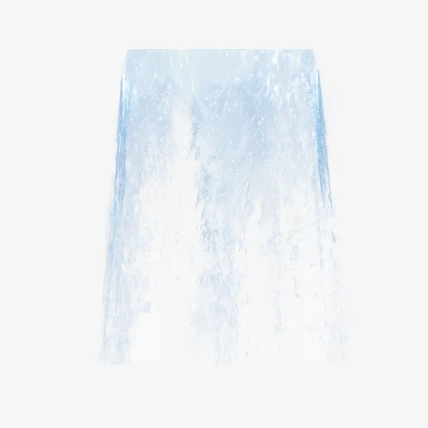 简约水幕免抠