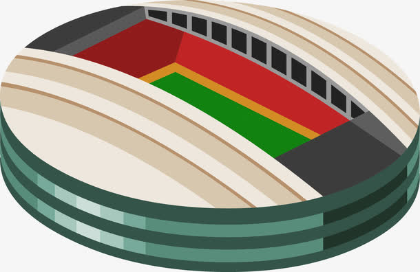 卡通多彩场馆免抠