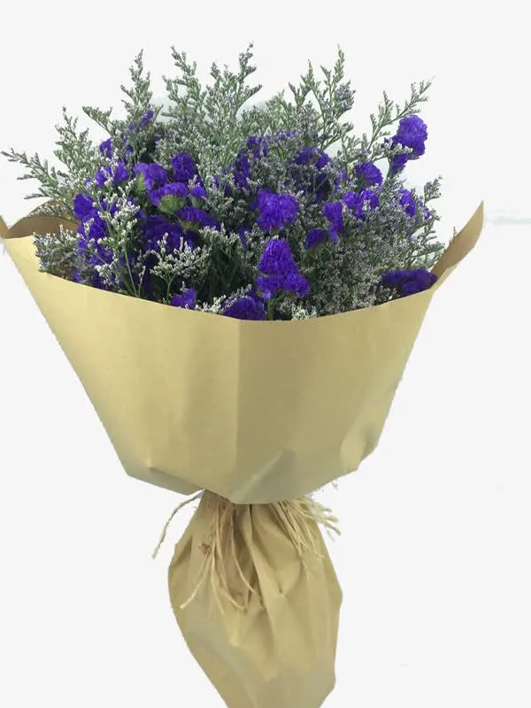 紫色花束免抠