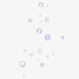 彩色梦幻气泡漂浮素材免抠