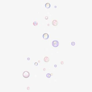 彩色梦幻气泡漂浮素材免抠