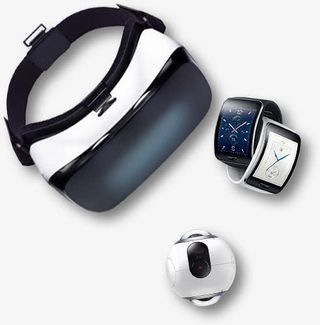 黑白色皮包手表免抠