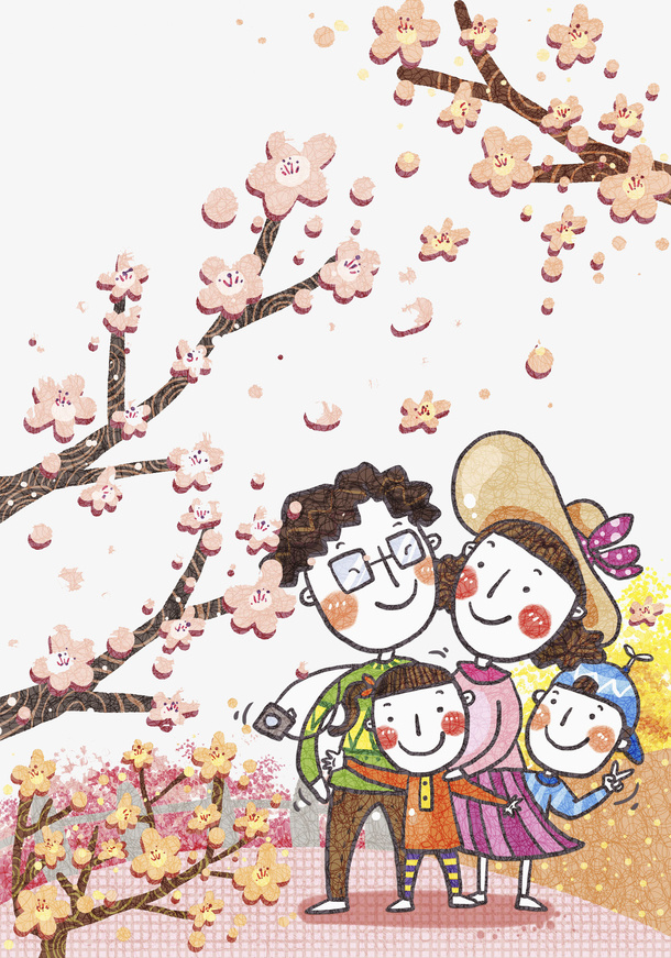 手绘情侣免抠