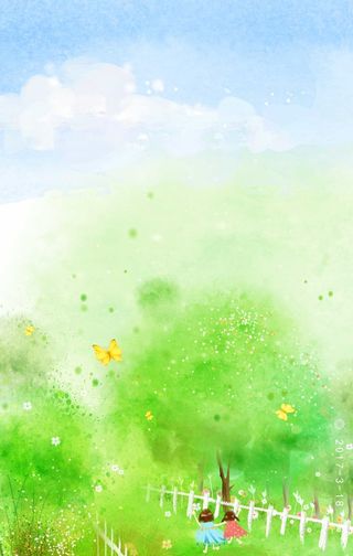 简约小清新春天海报高清