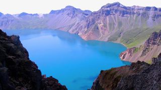 长白山天池十一免抠