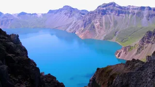 长白山天池十一免抠