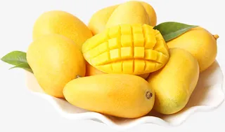 新鲜芒果淘宝促销海报设计免抠