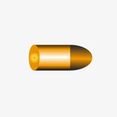 铜材制子弹。免抠