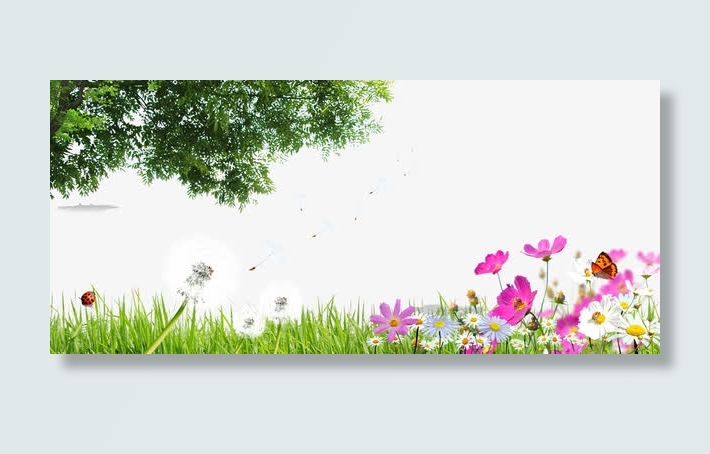 绿色春光免费素材免抠